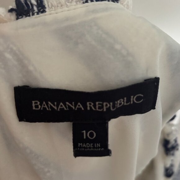 Banana Republic Asymmetrical Tweed Striped Dress (size 10) - Picture 5 of 8